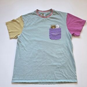 Colorful Graphic T-Shirt with Pocket